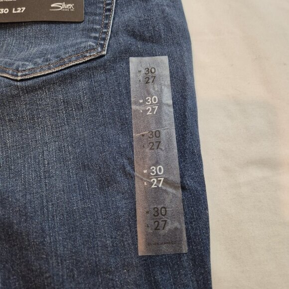 Silver Jeans Womens Size 30 Blue Stretch Denim Suki Curvy Fit Skinny 27 L (62) - Picture 12 of 12